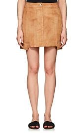 Helmut Lang Suede Miniskirt at Barneys Warehouse