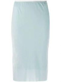 Helmut Lang Textured high-waisted Pencil Skirt - Farfetch at Farfetch