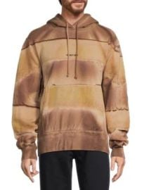 Helmut Lang Tie Dye Drawstring Hoodie at Saks Off 5th