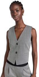 Helmut Lang Tux Vest Black/White Multi 4 at Shopbop