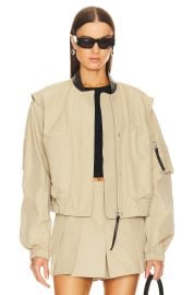 Helmut Lang Utility Bomber and Skort at Revolve