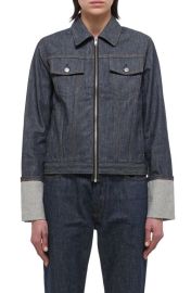 Helmut Lang Wide Sleeve Cuff Denim Trucker Jacket at Nordstrom