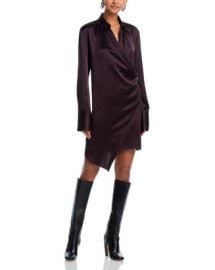 Helmut Lang Wrap Relax Silk Shirtdress Bloomingdale39s at Bloomingdales