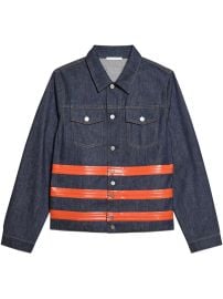 Helmut Lang zip-detail Denim Trucker Jacket Blue at Farfetch