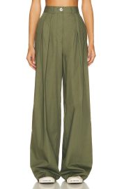 Helsa Cotton Poplin Cropped Shirt and Trouser at FWRD