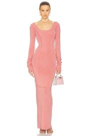 Helsa Scarlet Maxi Knit Dress In Rose Pink at Revolve