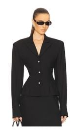 Helsa The Suit Overshirt In Black at Revolve