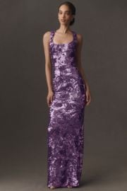 Helsi Iris Sequin Maxi Dress at Anthropologie