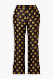 Hendrix Metallic Jacquard Flared Pants at The Outnet