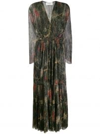 Hendrix Pleated Maxi Dress by BaSh at Farfetch