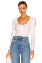 Henley String Bodysuit at FWRD