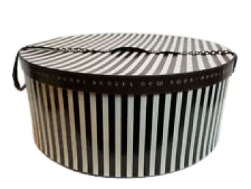 Henri Bendel Large Stripe Hat Box at The Real Real