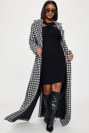 Her Favorite Houndstooth Coat - Blackcombo Fashion Nova at Fashion Nova