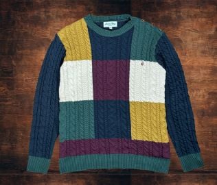 Heritage Block Sweater G O A T by James King at G O A T by James King