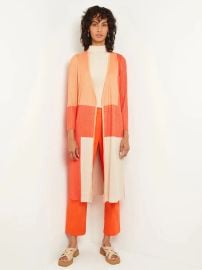 Heritage Fit Colorblock Long Cardi Jacket at eBay