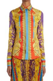 Heritage Print Silk Shirt by Versace at Nordstrom