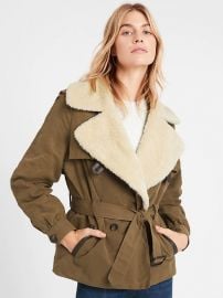 Heritage Sherpa-Collar Jacket at Banana Republic