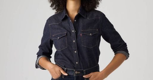 Heritage Western Denim Button Down Shirt - Blue | Levi\'s® US at Levis