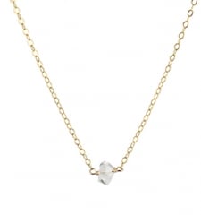 Herkimer Solitaire Necklace at Peggy Li