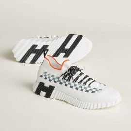 Hermes Flex slip on sneaker in Multicolor Blanc at Hermès