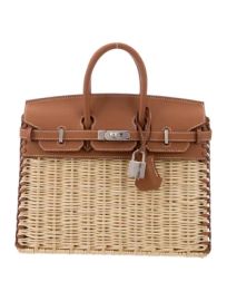 Hermes Kelly Wicker Picnic 25 at The Real Real