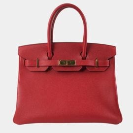 Hermes Rouge Casaque Epsom Birkin 30 Handbag Hermes The Luxury Closet at The Luxury Closet