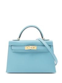 HermsPre-Owned 2024 Mini Kelly 2 Handbag Blue at Farfetch