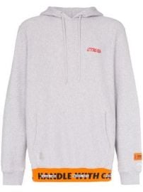 Heron Preston CTNMB print cotton hoodie CTNMB print cotton hoodie at Farfetch