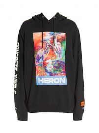 Heron Preston Concrete Jungle Drawstring Hoodie at Saks Fifth Avenue