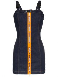 Heron Preston Handle With Care Sleeveless Denim Dress - Farfetch at Farfetch