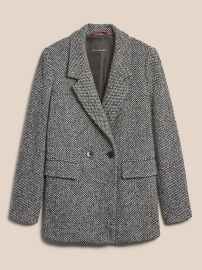 Herringbone Blazer at Banana Republic