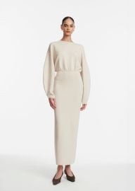 Herringbone Jacquard Knit Dolman Dress Lela Rose at Lela Rose