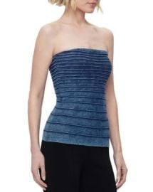 Herv Lger The Ellie Denim Strapless Top Bloomingdale39s at Bloomingdales