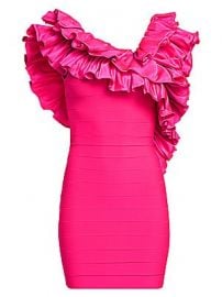 WornOnTV: Katy’s pink ruffled off-shoulder dress on Katy Keene | Lucy ...