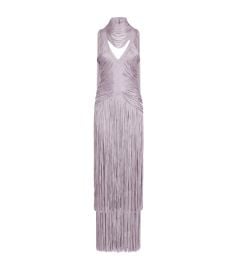 Herve Leger Draped Choker Maxi Dress at Harrods