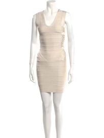Herve Leger Sleeveless Bandage Dress at The Real Real