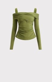 Herve Leger The Ellen Top in Meadow at Herve Leger