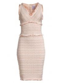 Herve Leger Tweed Fringe Dress at Saks Fifth Avenue