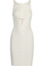 Herve Leger scalloped bandage dress at Net a Porter at Net A Porter