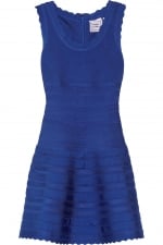 Herve Leger scalloped dress at Net A Porter