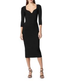 Herveacute Leacuteger Icon Sweetheart Neckline Midi Dress Bloomingdales at Bloomingdales