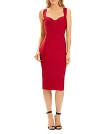 Herveacute Leacuteger x Julia Restoin Roitfeld Sweetheart Bandage Midi Dress Bloomingdales at Bloomingdales