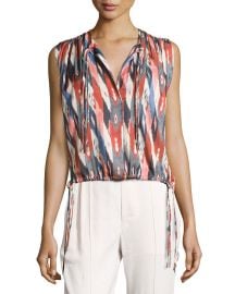 Hervey Sleeveless Drawstring Top at Bergdorf Goodman