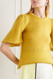 Hesper knitted sweater by Stine Goya at Net A Porter