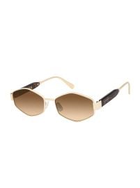 Hex Frame Sunglasses in Gold Tortoise Jessica Simpson at Jessica Simpson