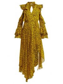 Heyford leopard-print silk-chiffon wrap dress at Matches