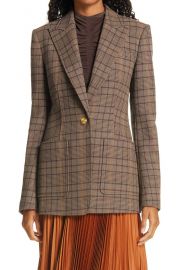 Hicks Check Single Button Blazer at Nordstrom