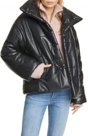 Hide Vegan Leather Puffer Jacket at Nordstrom