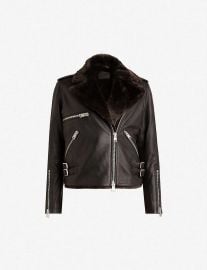 Higgens Leather Jacket at All Saints