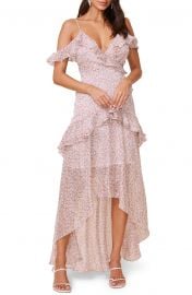 High/Low Tiered Ruffle Maxi Dress at Nordstrom